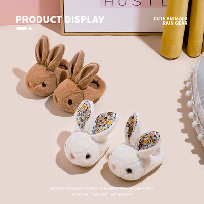 Pantuflas de Algodón Suave Conejo para Niños y Niñas - Image 3