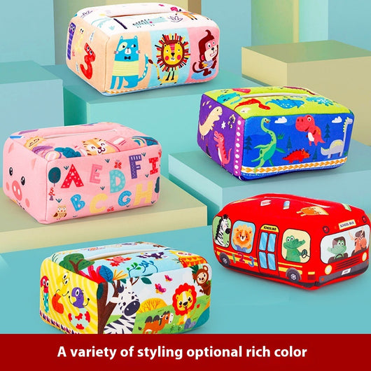 Caja de Juguete con Cordón de Tela para Papel Secante Infantil - Image 3