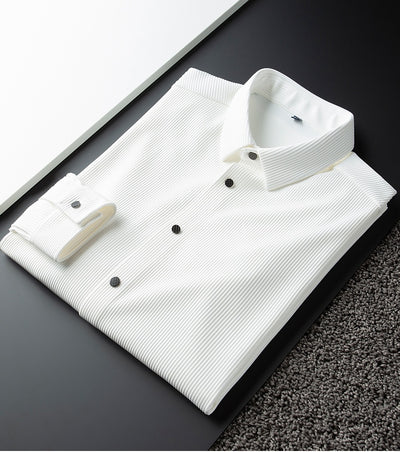 Camisa Blanca Ejecutiva sin Planchado Anti-arrugas - Image 24