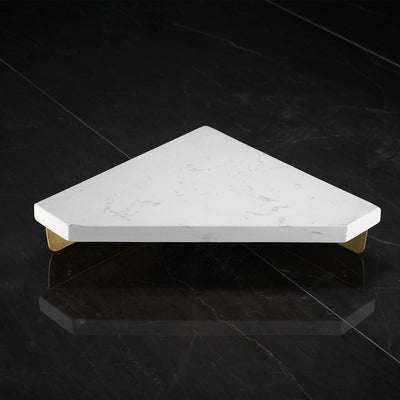 Repisa Triangular de Mármol Estilo Nórdico Minimalista para Baño - Image 7