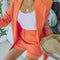 Blazer Slim Fit de Manga Larga con Presencia Ejecutiva
