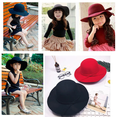 Sombrero Vintage de Ala Ancha para Niños - Image 3