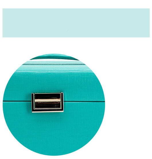 Caja Organizadora de Espejo Portátil en Cuero PU para Joyas y Maquillaje - Image 17