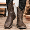 Bota Cowboy Retrô Outono Inverno - Estilo Western Clássico