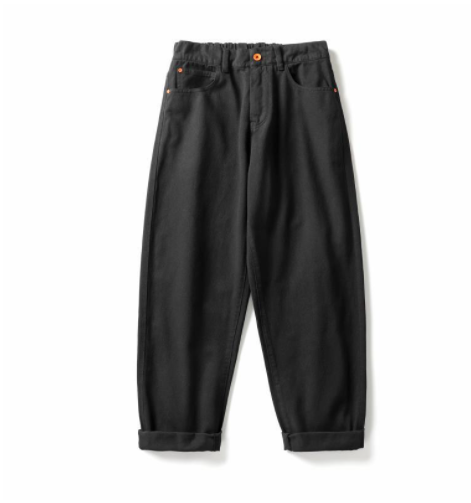 Pantalones Rectos Bordados Unisex - Jeans Tejidos de Diseño Urbano