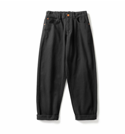 Pantalones Rectos Bordados Unisex - Jeans Tejidos de Diseño Urbano