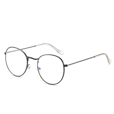 Gafas Retro Coreanas de Marco Pequeño con Espejo Plano y Metal - Image 14