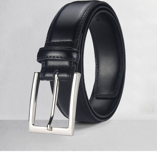 Cinturón de Cuero para Hombre con Hebilla de Pasador - Image 11