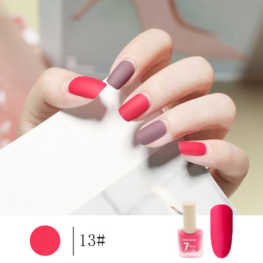 Esmalte de Uñas Mate Nude sin Horno de Secado Rápido - Image 15