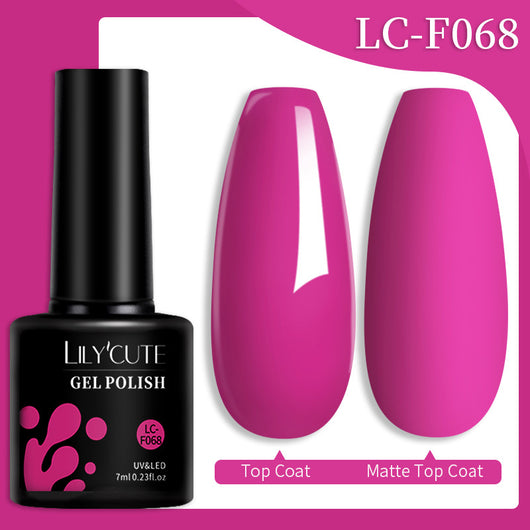 Set de Pegamento para Uñas con Brillo de Color Sólido - Image 4