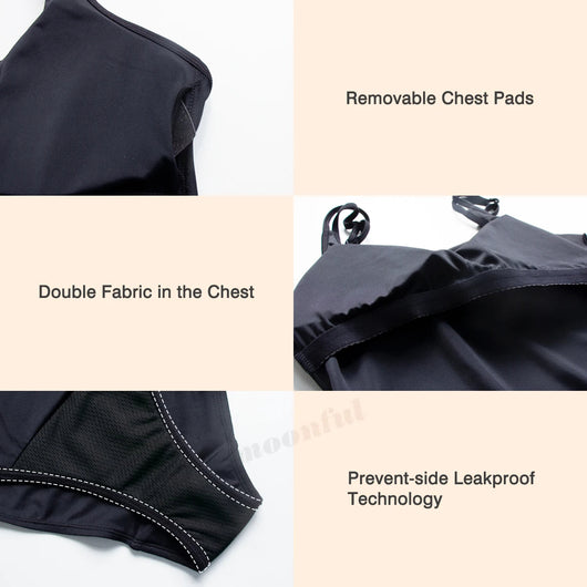Traje de Baño Menstrual Absorbente de Tela Elástica para Mujer - Image 5