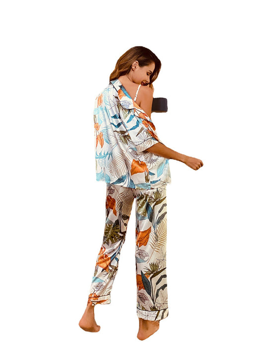 Conjunto de 3 Piezas de Pijama y Ropa Cómoda para Casa - Image 3