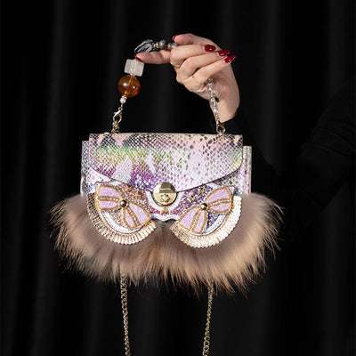 Bolso Bandolera Cuadrado Pequeño en Cuero Genuino para Mujer - Image 11