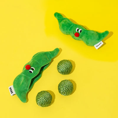 Set de 3 Pelotas Interactivas para Gatos con Cuerda de Sisal y Sonido Crujiente - Image 9