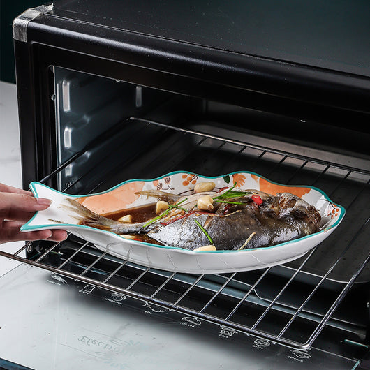 Plato Grande Nórdico para Pescado al Vapor - Compatible con Microondas - Image 9
