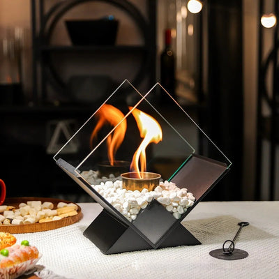 Calefactor de Fuego Portátil para Interiores y Exteriores con Diseño Moderno - Image 9