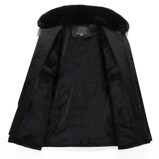 Chaqueta de Lana de Cordero para Hombre Maduro - Image 3
