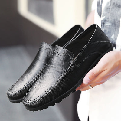 Zapatos de Cuero Casual para Hombre Estilo Británico Suela Flexible - Image 2