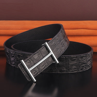 Cinturón de Cuero para Jóvenes con Hebilla de Cobre Puro - Image 6