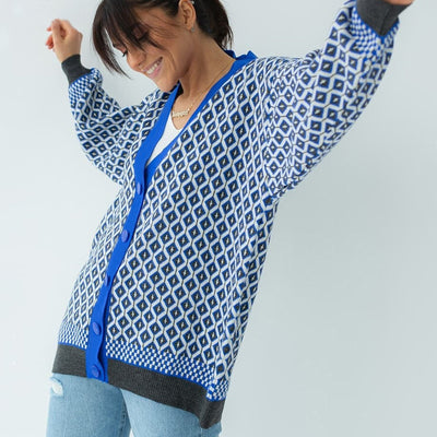 Blusa Asimétrica Cuello V Botones Simples - Image 5