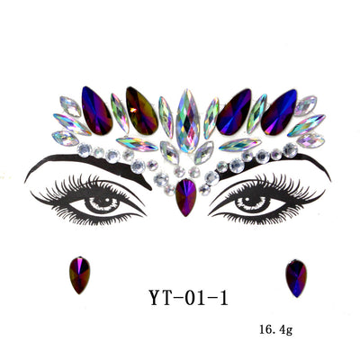 Cristales Adhesivos para Cara - Kit DIY de Diamantes y Brillos Acrílicos - Image 14
