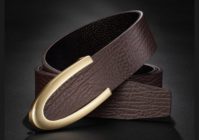 Cinturón de Cuero Genuino para Hombre con Hebilla de Precisión - Image 15