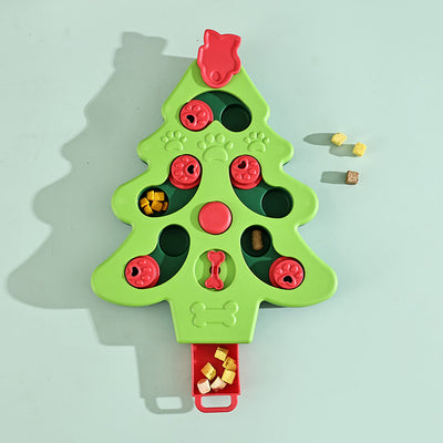 Juguete Interactivo Árbol de Navidad para Perros - Comedero Lento Antideslizante - Image 4