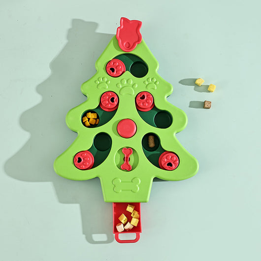 Juguete Interactivo Árbol de Navidad para Perros - Comedero Lento Antideslizante - Image 4