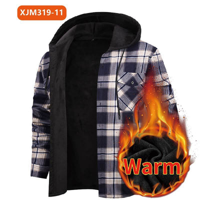 Sudadera Térmica con Capucha y Forro Polar Grueso para Hombre - Image 14
