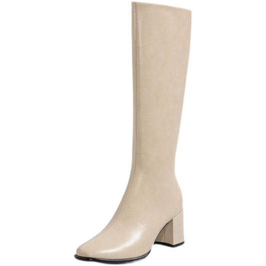 Botas de Cuero Genuino Versátiles para Mujer - Image 2