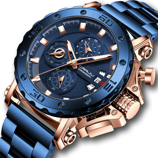 Reloj de Pulsera Acero Inoxidable con Esfera Extragrande - Image 16