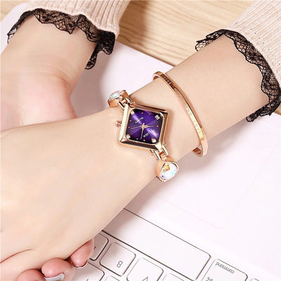 Reloj de Cuarzo de Lujo con Diamantes Incrustados - Image 6