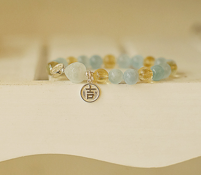 Pulsera de Aguamarina Natural con Plata S925 para Mujer - Image 10