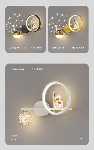 Lámpara Infantil Astronauta Galaxia - Luz de Noche para Dormitorio Niños - Image 18