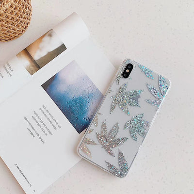 Funda para celular con diseño de piña y hoja electrochapada - Image 6
