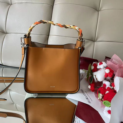 Bolso Crossbody Cuero Vacuno Pequeño Cuadrado - Image 10
