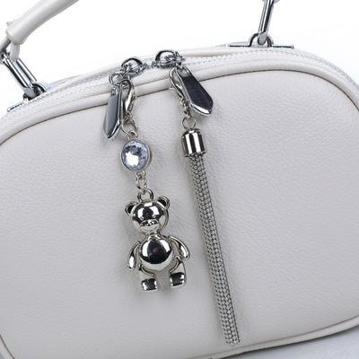 Bolso Cuadrado Pequeño con Costura Decorativa para Mujer - Image 3