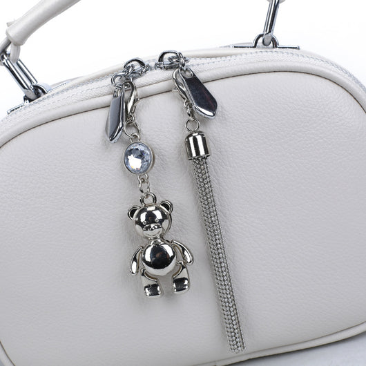 Bolso Cuadrado Pequeño con Costura Decorativa para Mujer - Image 3