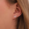 Aretes de Plata 925 con Libélula y Circón Blanco para Mujer