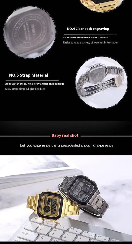 Reloj LED Luminoso de Moda para Hombre con Personalidad - Image 13