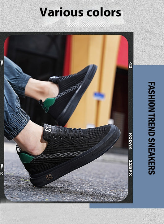 Zapatillas Deportivas Tejidas con Alzas Invisibles para Hombre - Image 17
