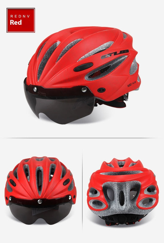 Casco de Ciclismo con Gafas Magnéticas Integradas - Image 5