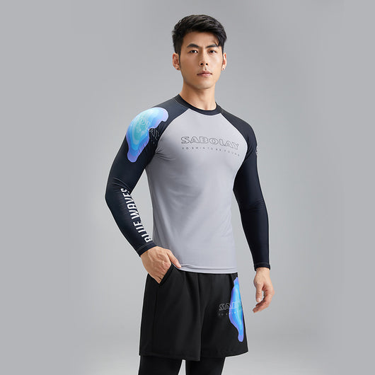 Bañador Deportivo para Hombre con Protección UPF y Diseño Split - Image 3
