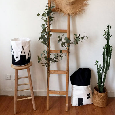 Bolsa Organizadora de Juguetes con Tapete de Juego Diseño Casa - Almacenamiento Grande para Habitación Infantil - Image 7