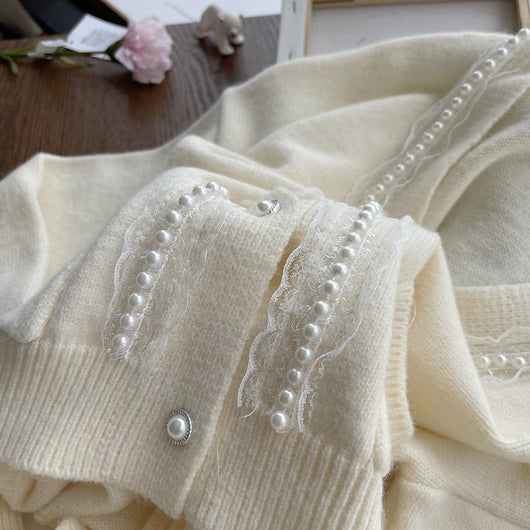 Cardigan Retro con Botones de Perla para Mujer - Image 7