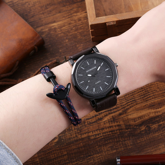 Conjunto de Pulsera y Reloj de Cuarzo Elegante Minimalista - Image 7