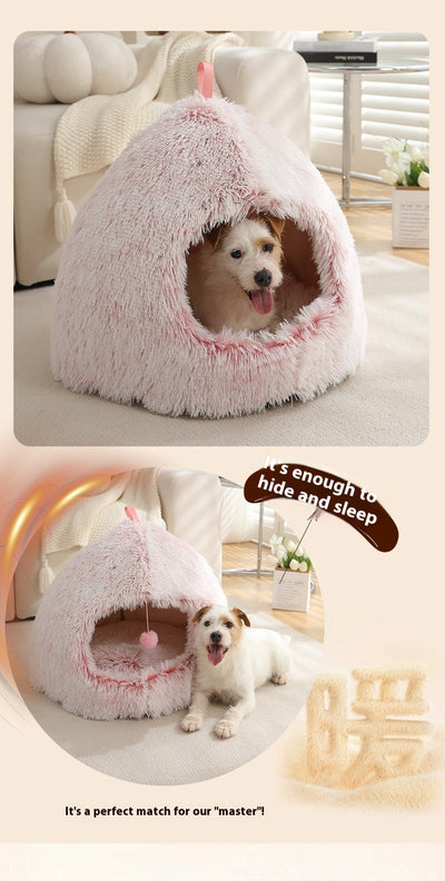 Cama Térmica Acogedora para Gatos - Nido Peluche Invierno - Image 13
