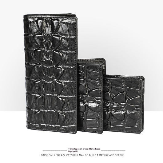 Cartera de Cuero Artesanal Grabada Retro para Hombre - Image 85