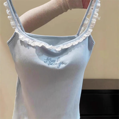 Camiseta de Encaje con Realce de Busto para Mujer - Image 4