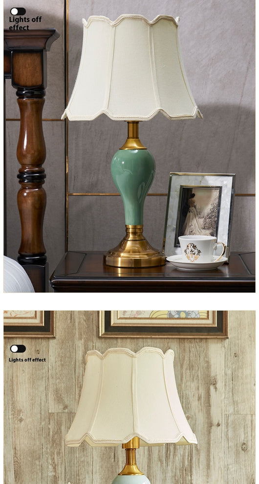 Lámpara de Mesa Cerámica para Dormitorio - Diseño Creativo Moderno - Image 8